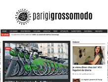 Tablet Screenshot of parigigrossomodo.com